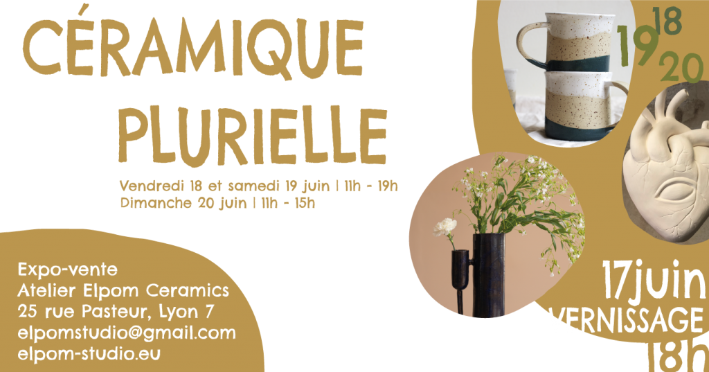 Expo vente Cermique Plurielle affiche